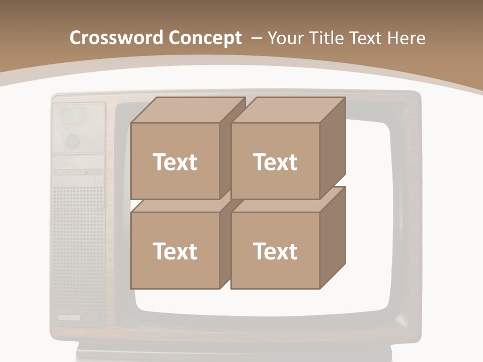 Grunge Commercial News PowerPoint Template