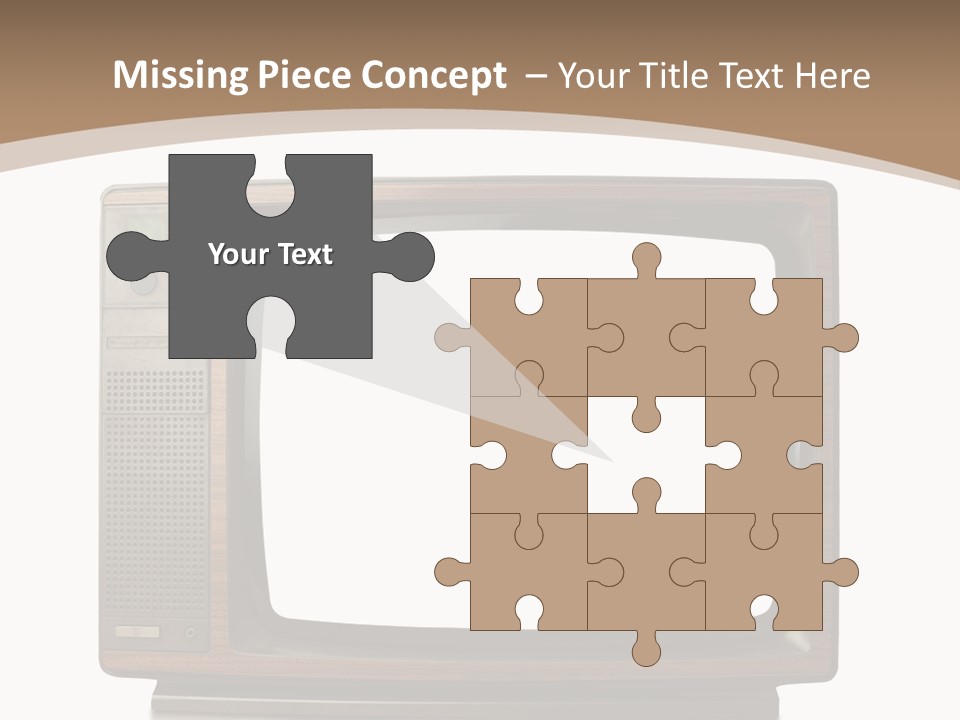 Grunge Commercial News PowerPoint Template