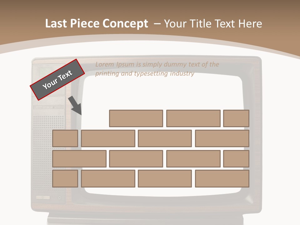 Grunge Commercial News PowerPoint Template