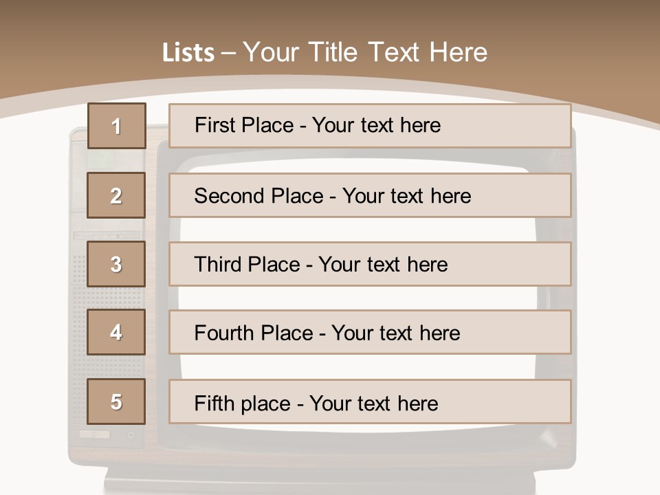 Grunge Commercial News PowerPoint Template