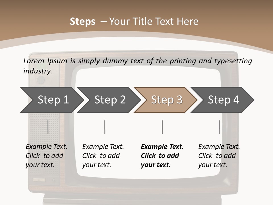 Grunge Commercial News PowerPoint Template
