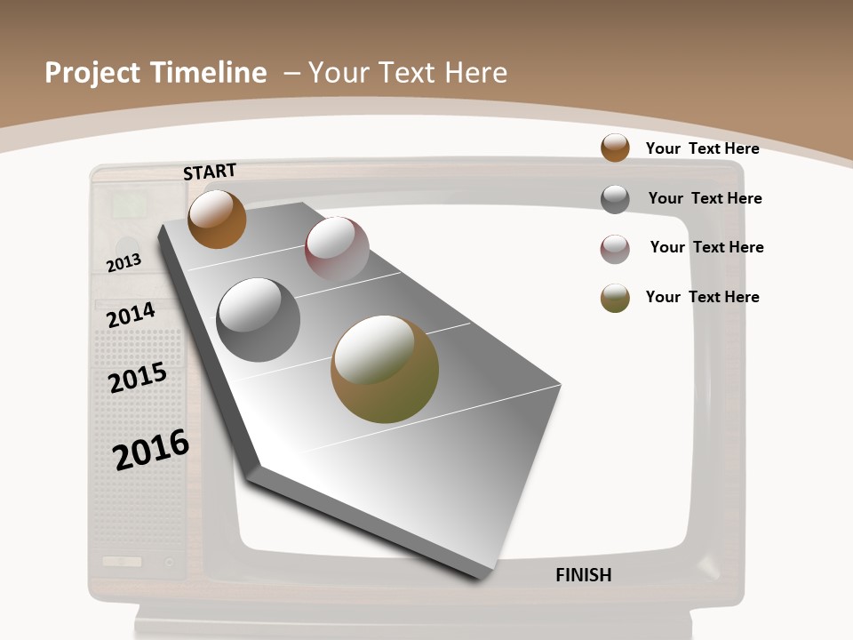 Grunge Commercial News PowerPoint Template
