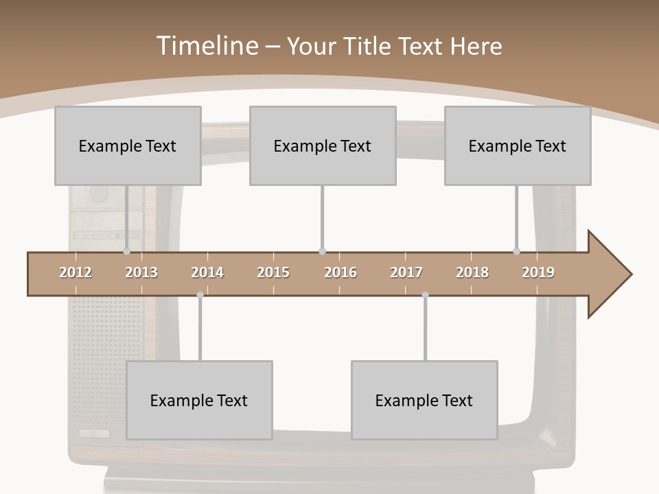 Grunge Commercial News PowerPoint Template