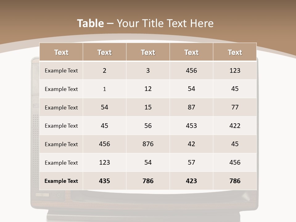 Grunge Commercial News PowerPoint Template