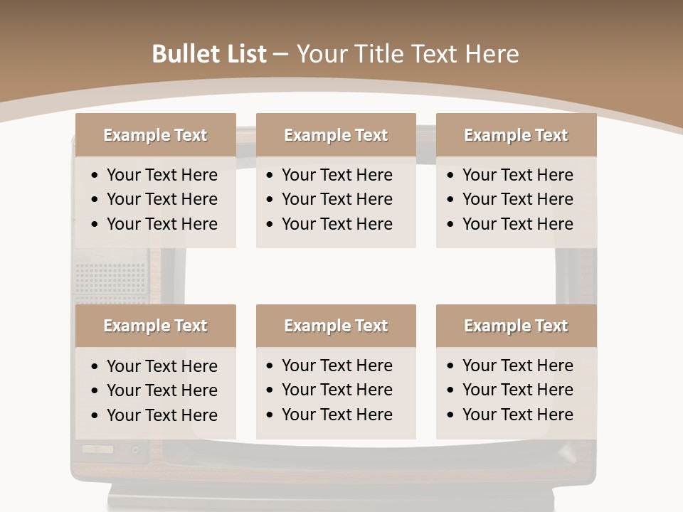 Grunge Commercial News PowerPoint Template