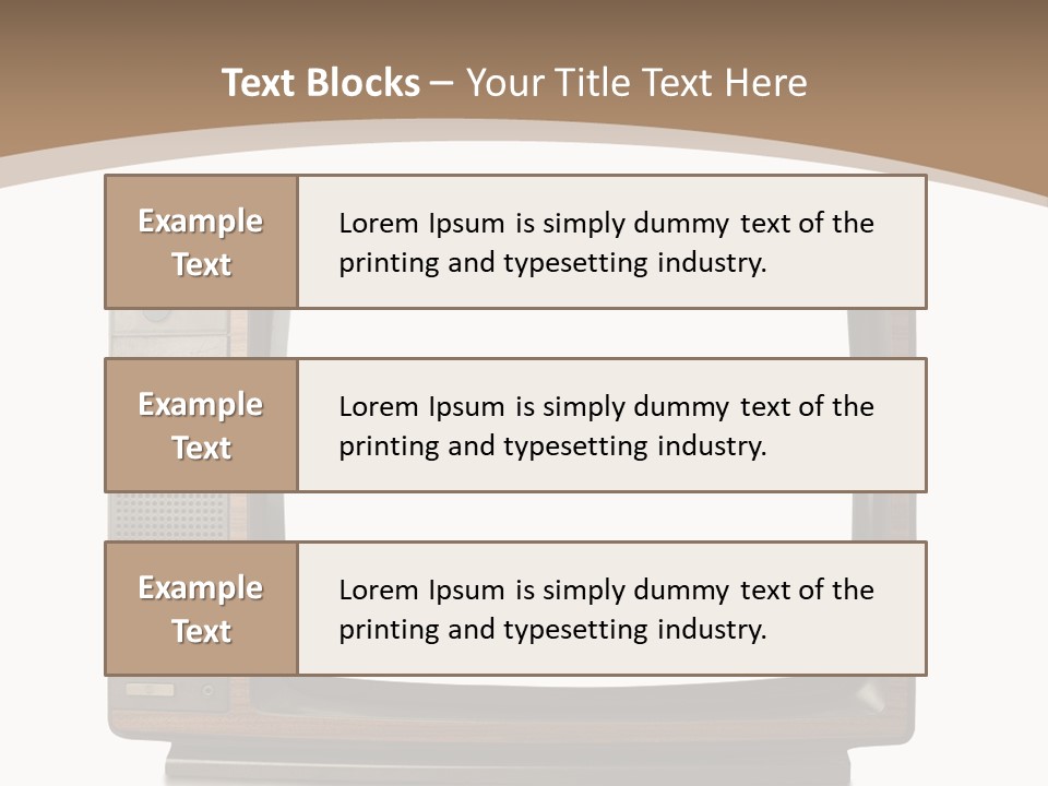 Grunge Commercial News PowerPoint Template