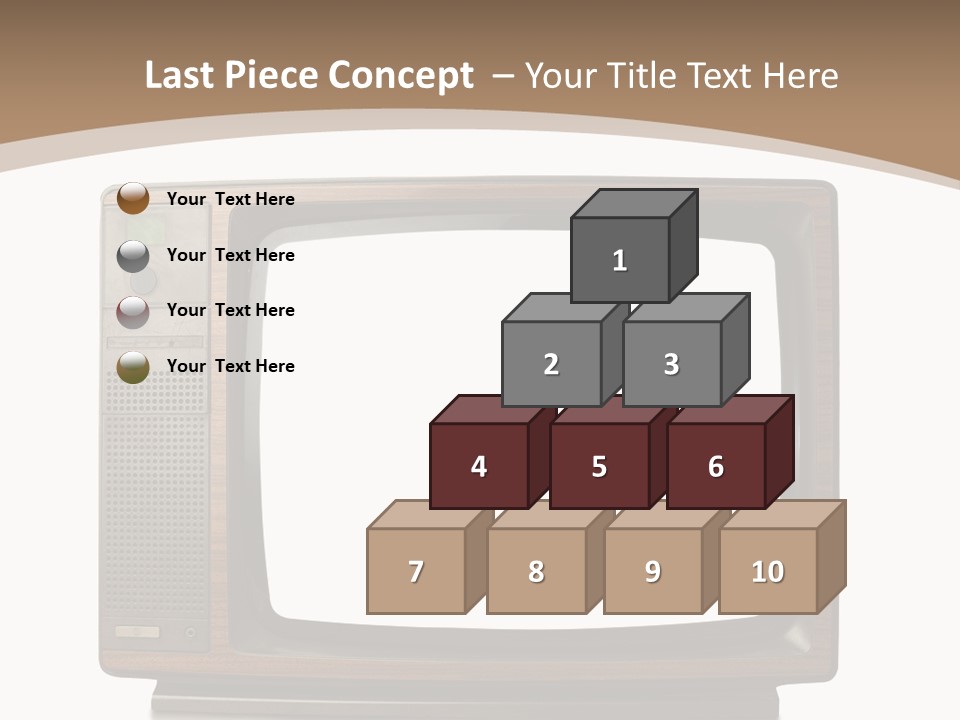 Grunge Commercial News PowerPoint Template
