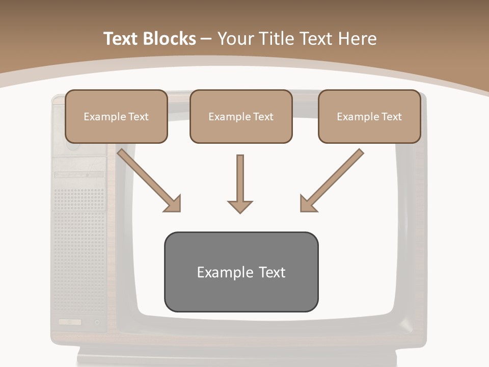Grunge Commercial News PowerPoint Template