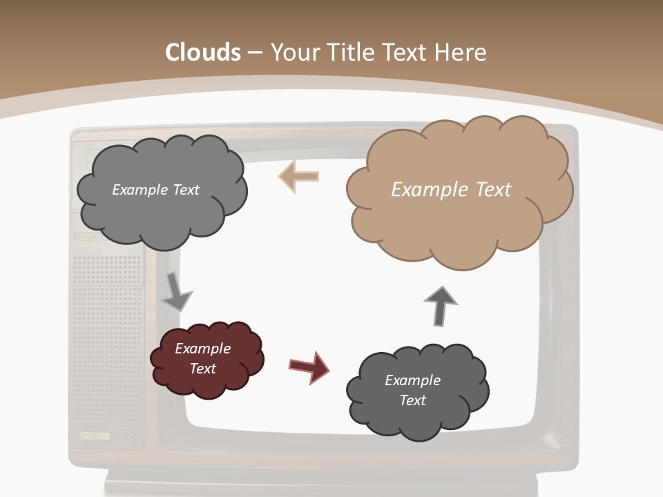 Grunge Commercial News PowerPoint Template