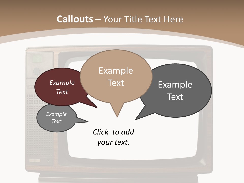 Grunge Commercial News PowerPoint Template
