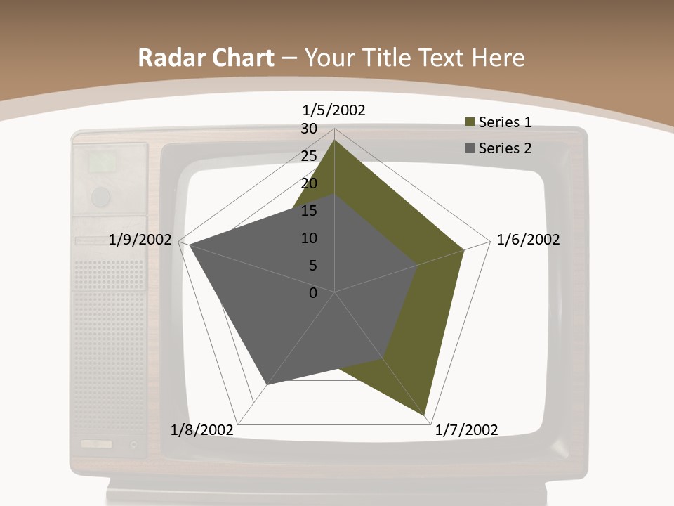 Grunge Commercial News PowerPoint Template