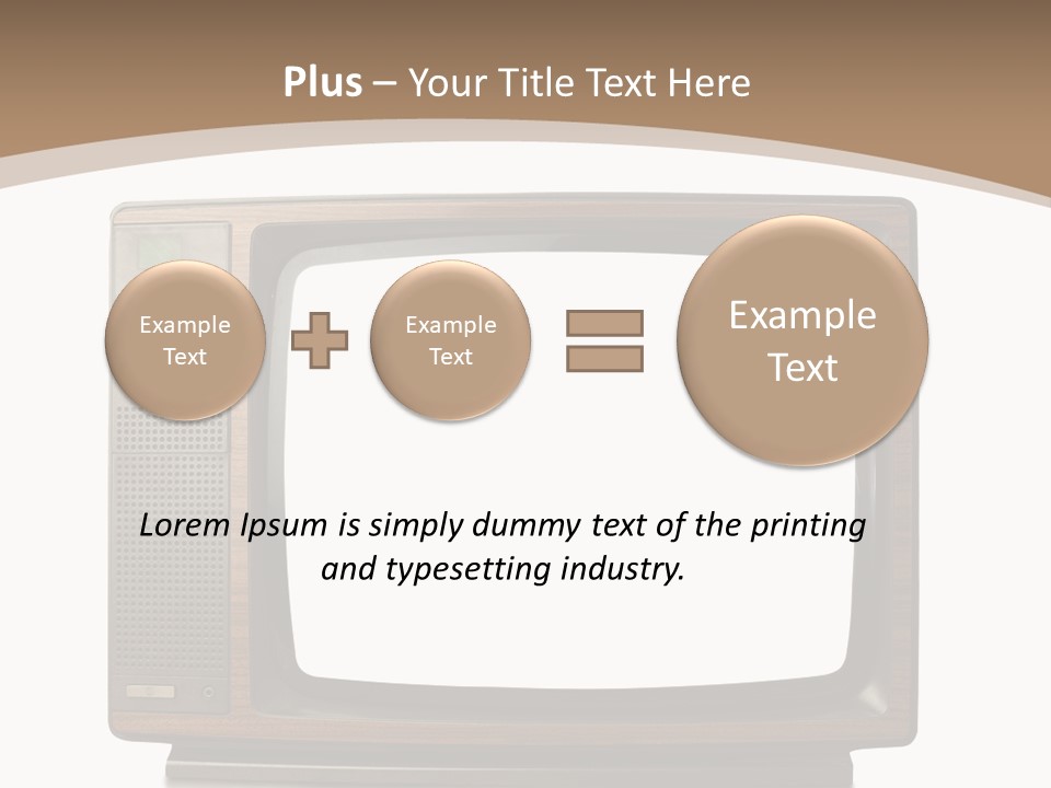 Grunge Commercial News PowerPoint Template
