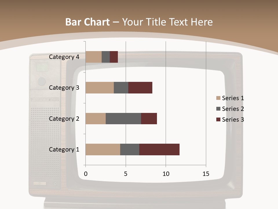 Grunge Commercial News PowerPoint Template