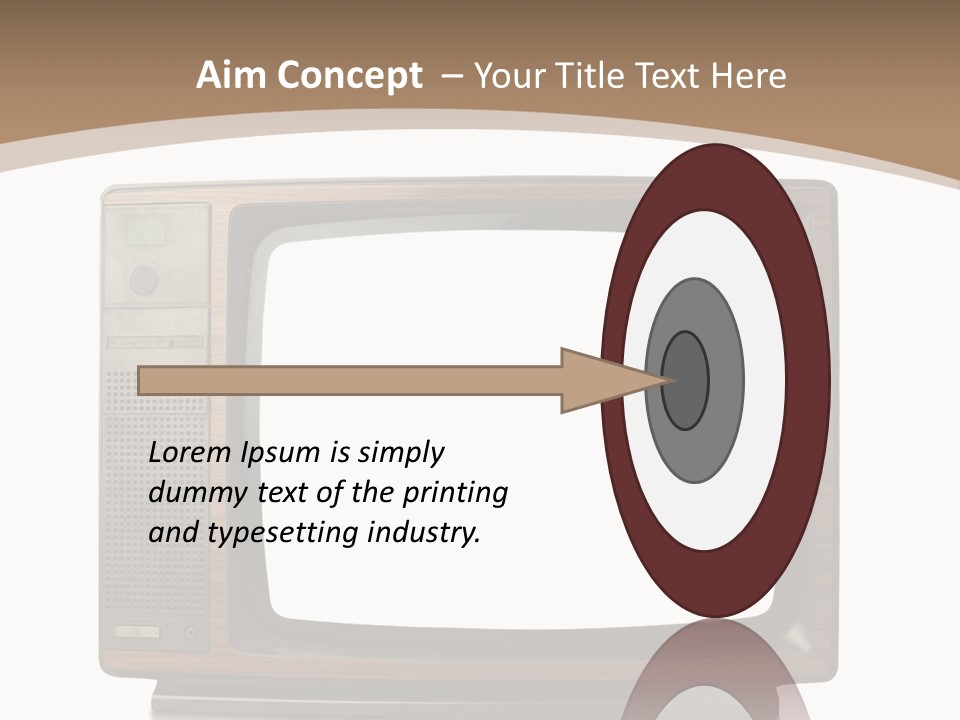 Grunge Commercial News PowerPoint Template