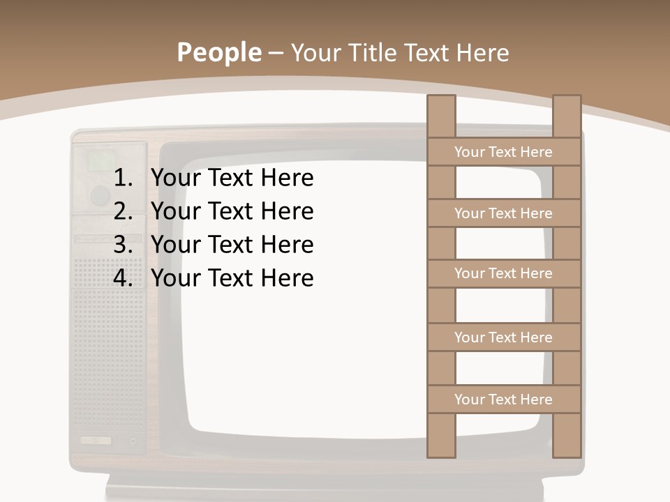 Grunge Commercial News PowerPoint Template