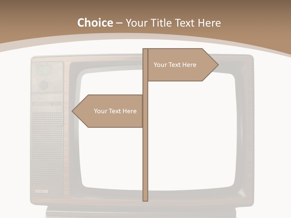 Grunge Commercial News PowerPoint Template