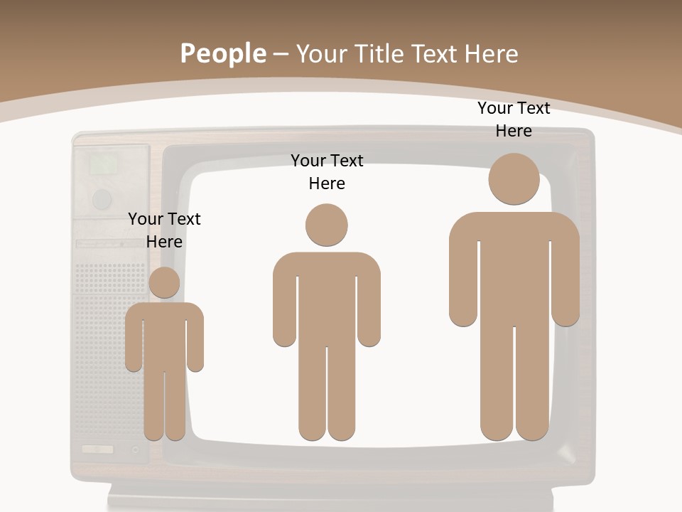 Grunge Commercial News PowerPoint Template