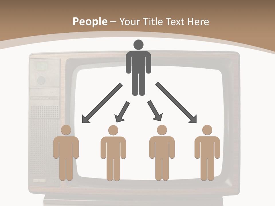 Grunge Commercial News PowerPoint Template