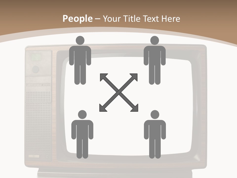 Grunge Commercial News PowerPoint Template