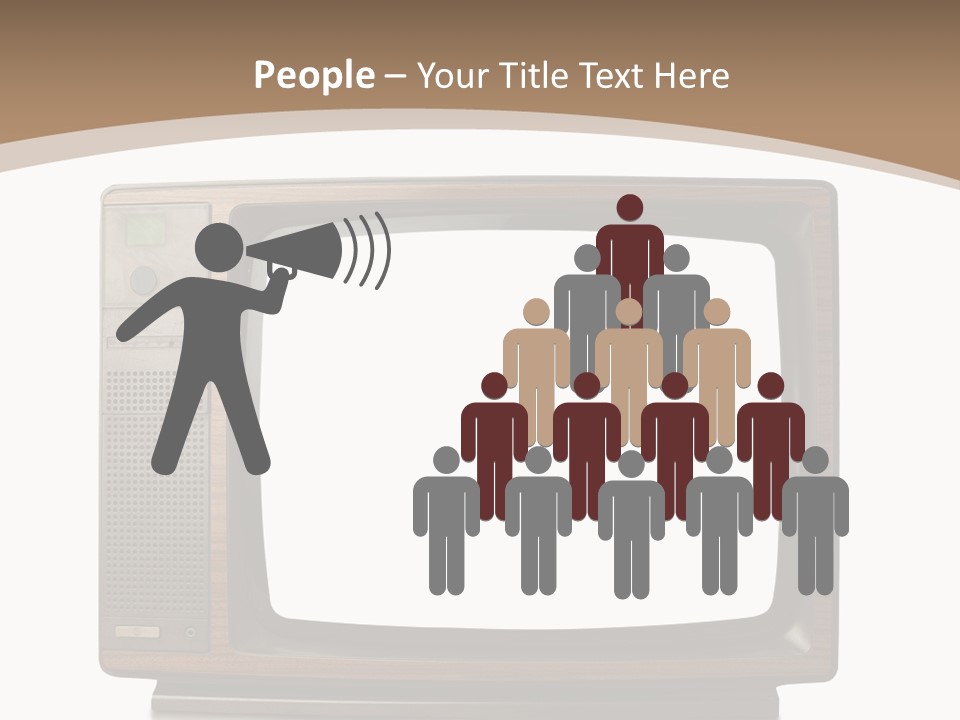 Grunge Commercial News PowerPoint Template