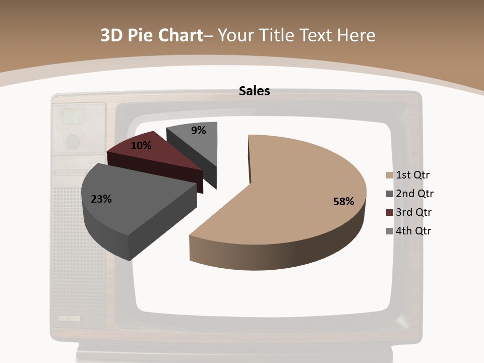 Grunge Commercial News PowerPoint Template