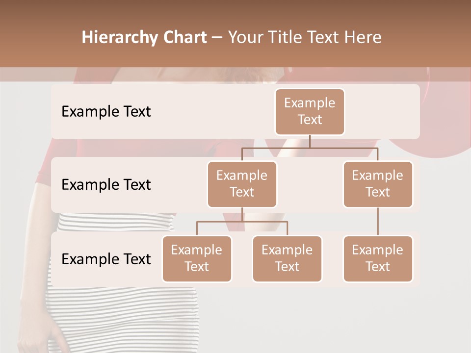 Posing Cheerful Look PowerPoint Template