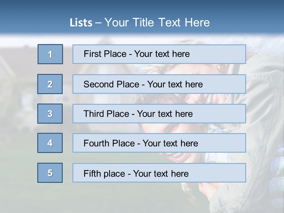 Person Residential Background PowerPoint Template
