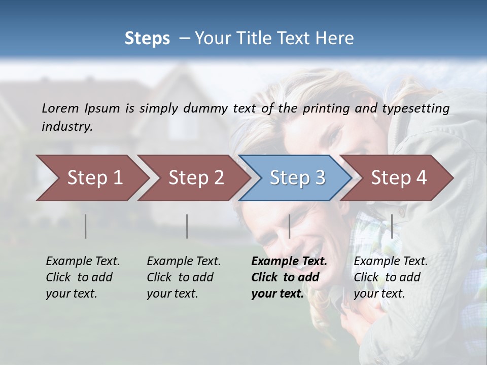 Person Residential Background PowerPoint Template
