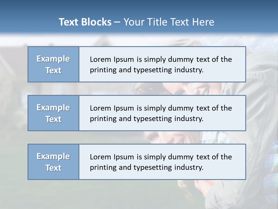 Person Residential Background PowerPoint Template