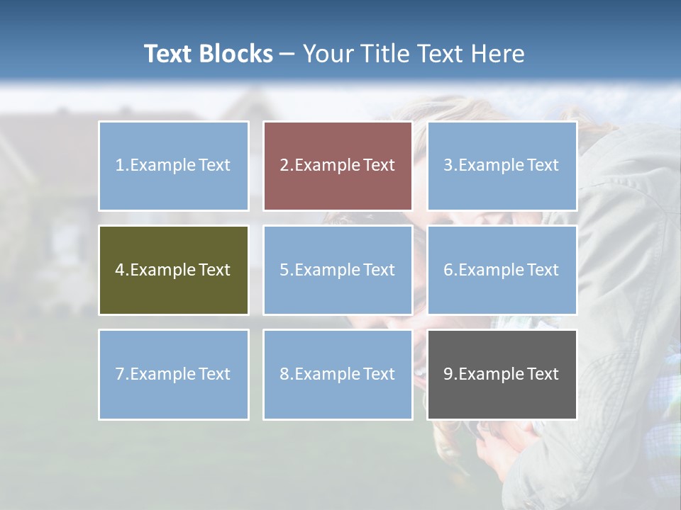 Person Residential Background PowerPoint Template