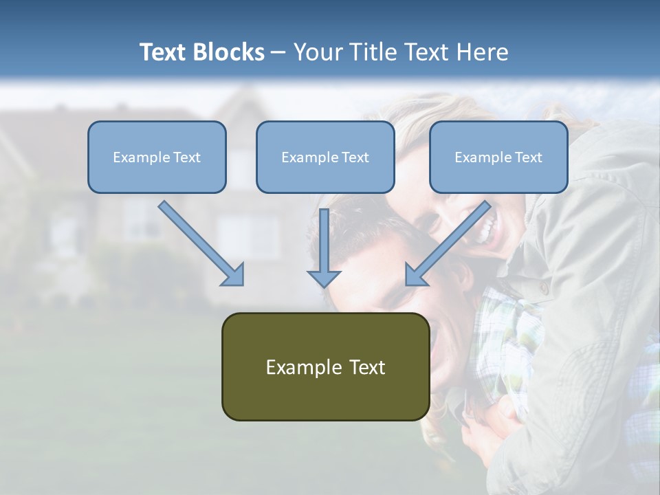 Person Residential Background PowerPoint Template