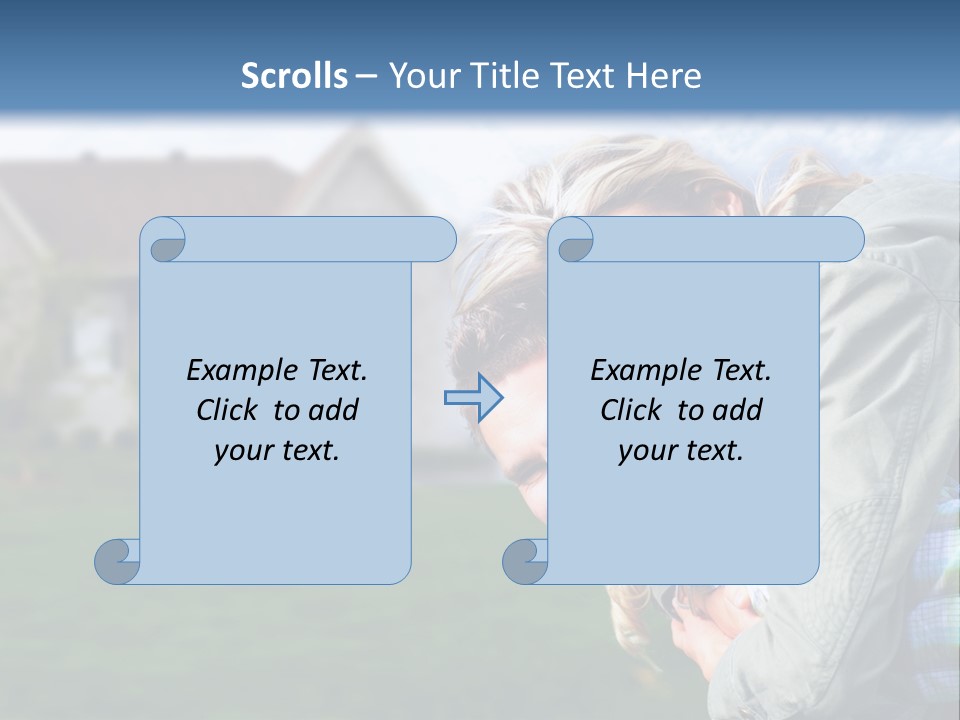 Person Residential Background PowerPoint Template