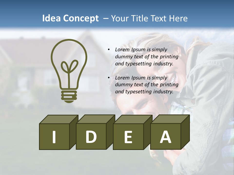 Person Residential Background PowerPoint Template