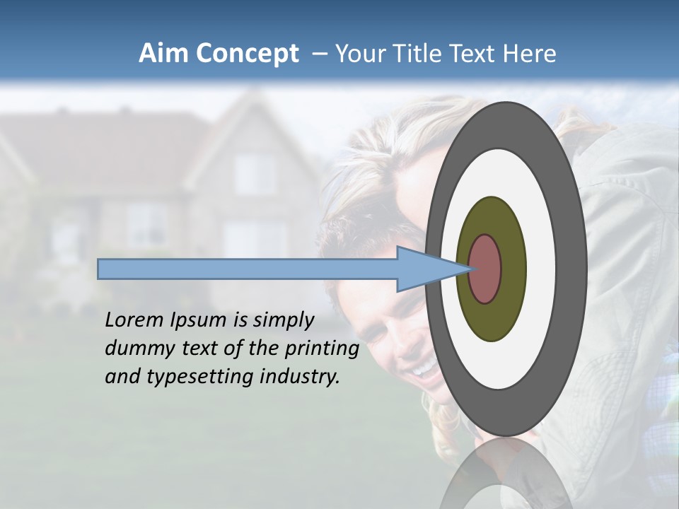 Person Residential Background PowerPoint Template