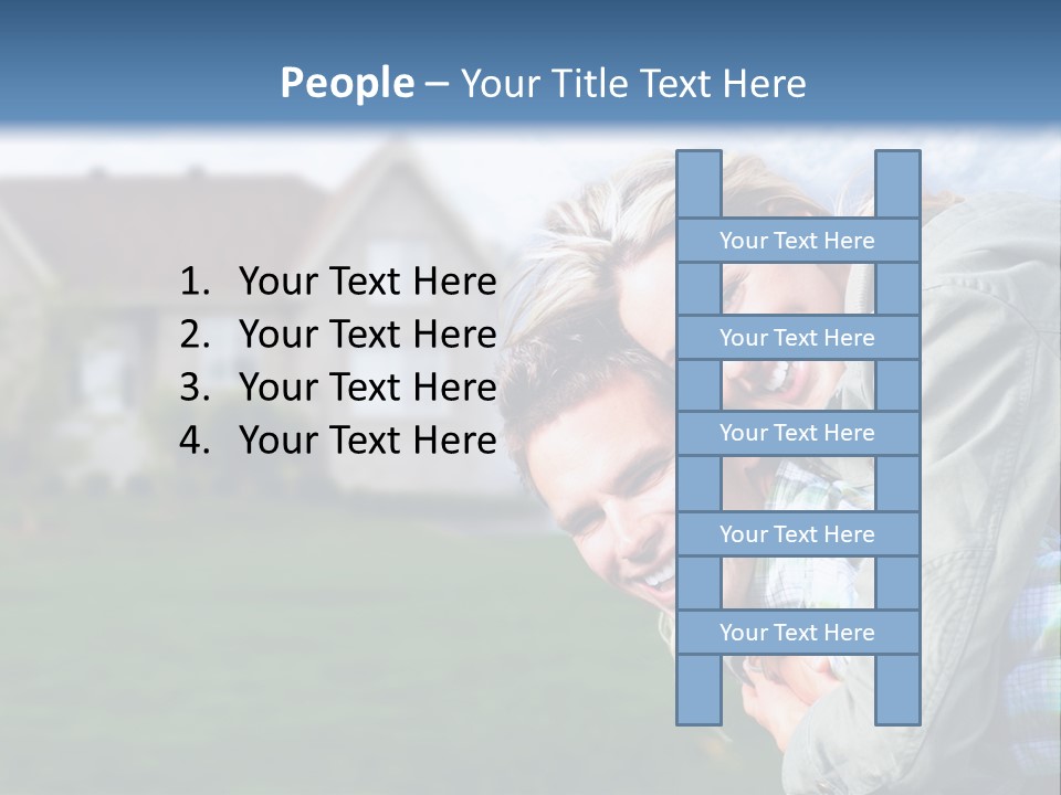 Person Residential Background PowerPoint Template