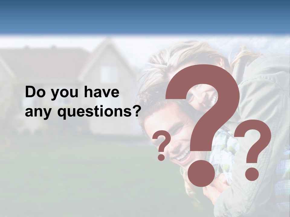 Person Residential Background PowerPoint Template