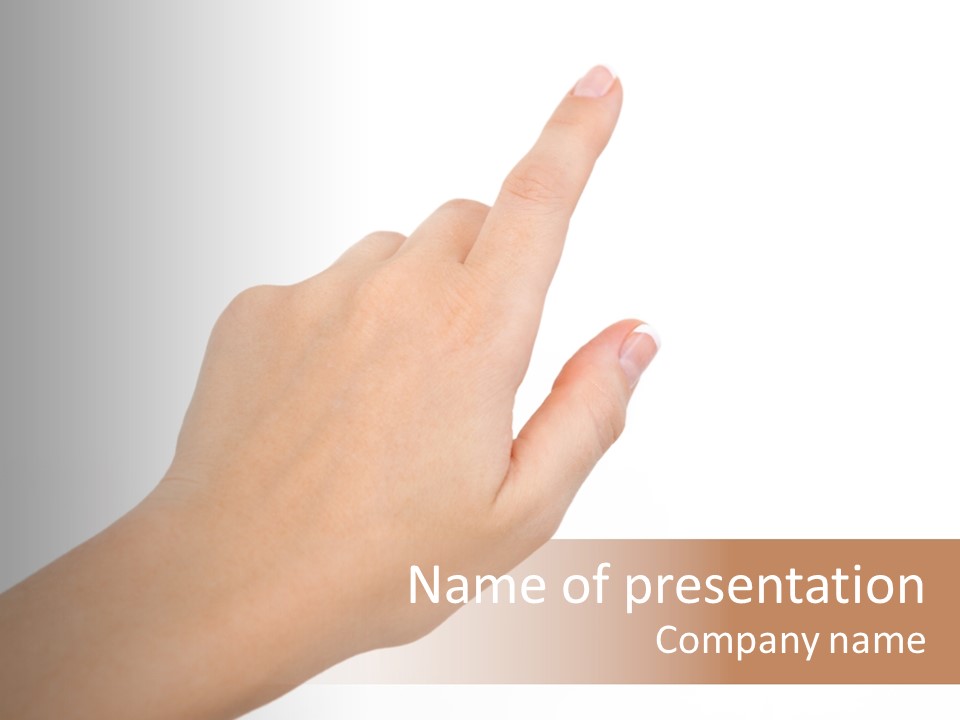 Index Press Person PowerPoint Template