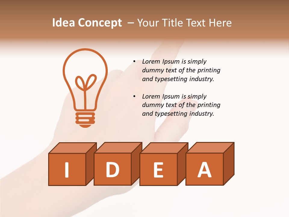Index Press Person PowerPoint Template