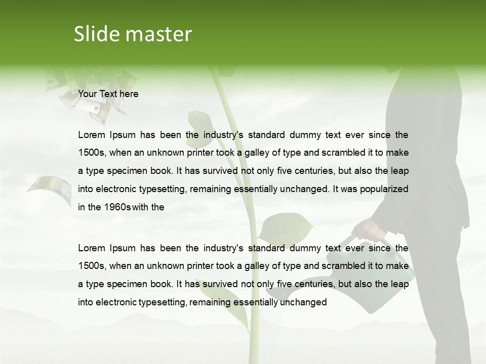 Rich Banking Fall PowerPoint Template