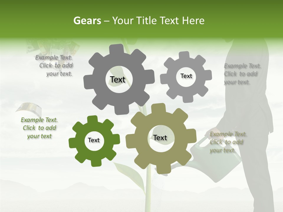 Rich Banking Fall PowerPoint Template