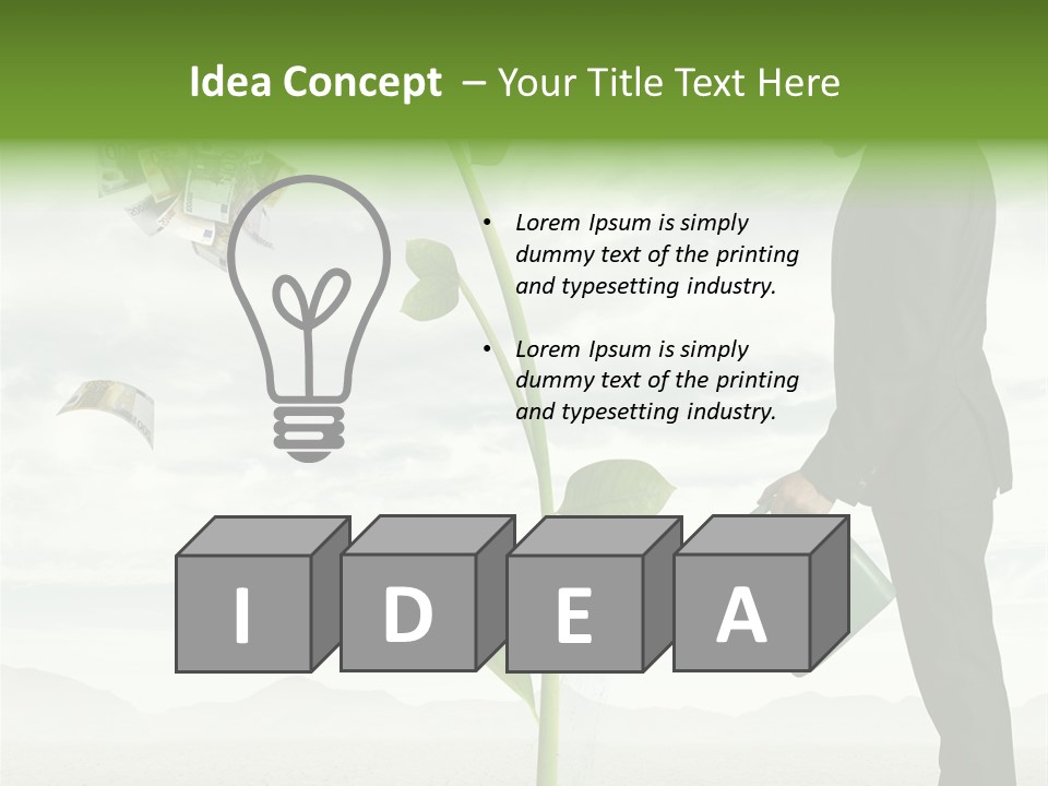 Rich Banking Fall PowerPoint Template