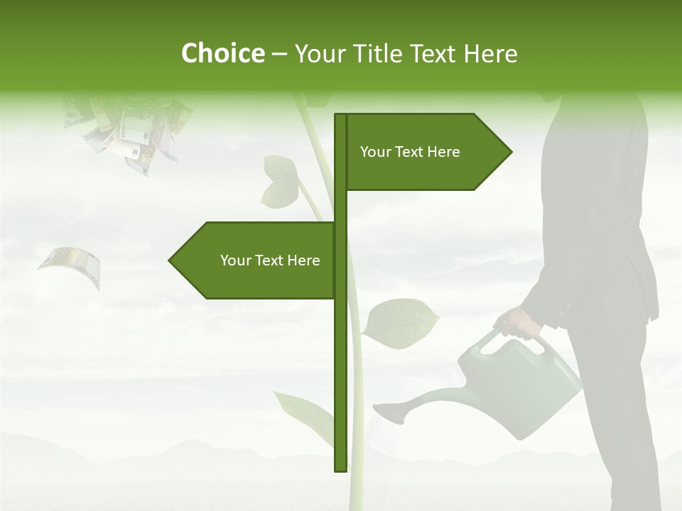 Rich Banking Fall PowerPoint Template