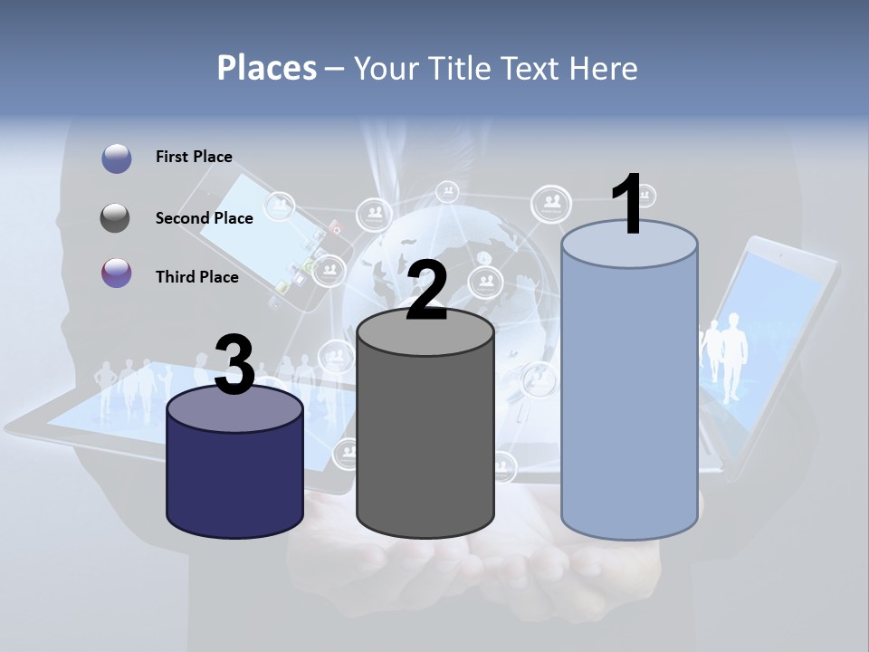 Calculator Mail Tech PowerPoint Template