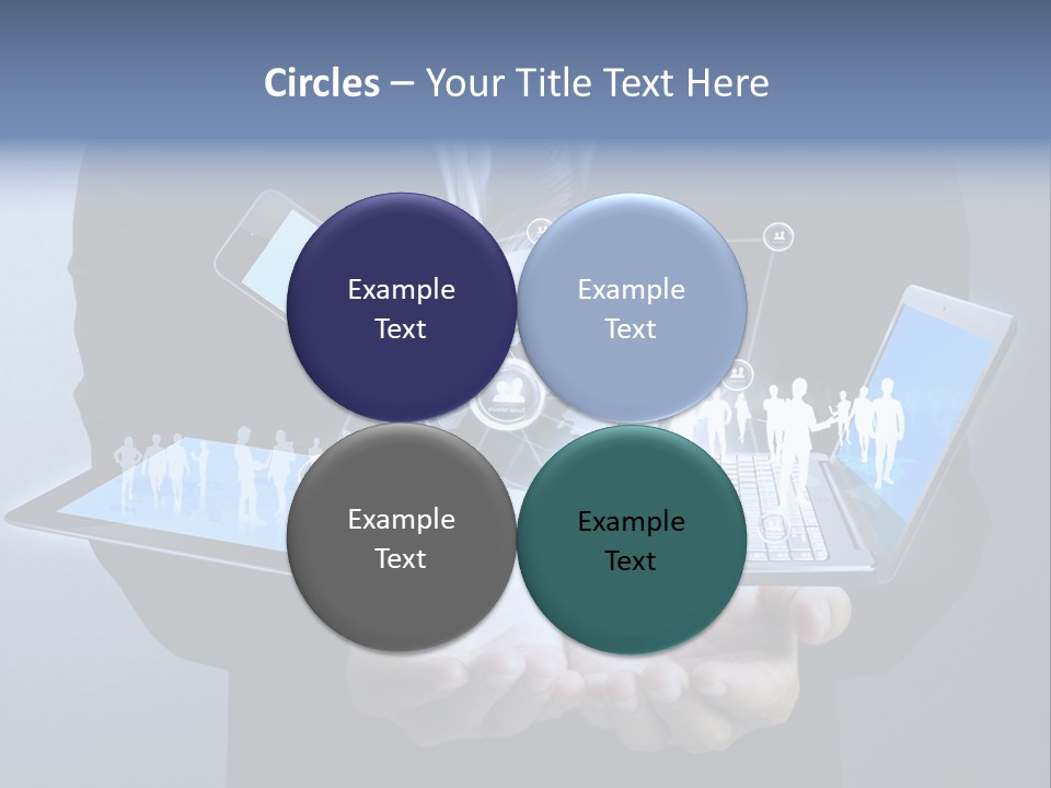 Calculator Mail Tech PowerPoint Template