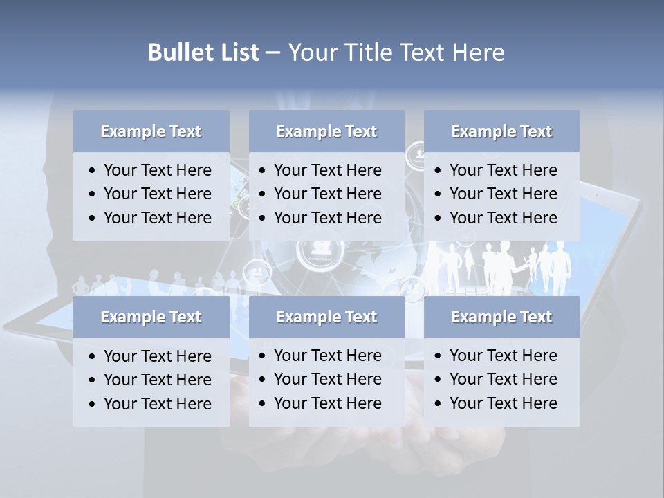 Calculator Mail Tech PowerPoint Template
