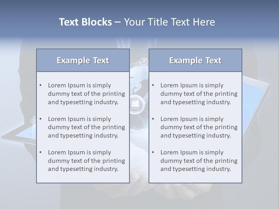 Calculator Mail Tech PowerPoint Template