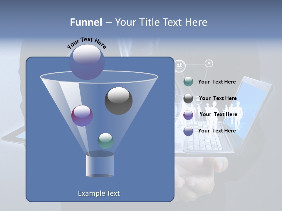 Calculator Mail Tech PowerPoint Template