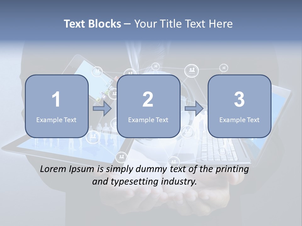 Calculator Mail Tech PowerPoint Template