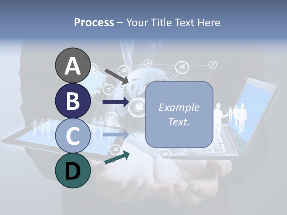 Calculator Mail Tech PowerPoint Template