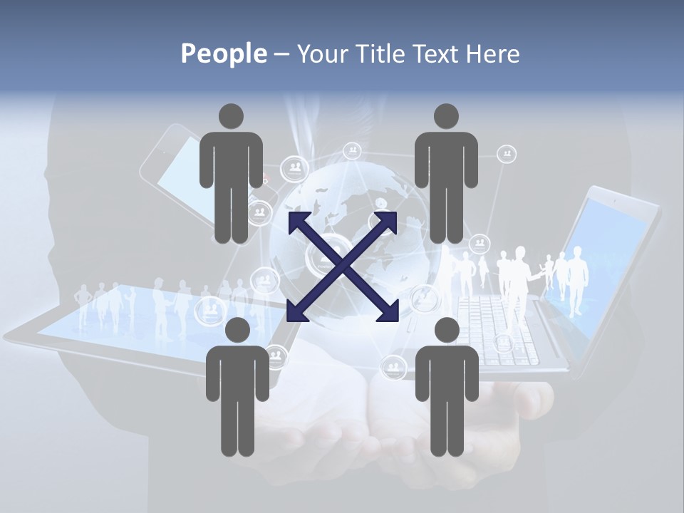 Calculator Mail Tech PowerPoint Template